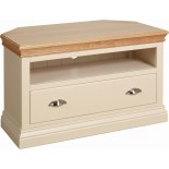 Lundy Painted Ivory Corner TV Unit